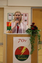 Juhlapuheen piti kansanedustaja Katja Hänninen